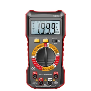 Digital Multimeter High Precision LCD Display Portable Universal Meter Compact Multi Function Voltmeter Ammeter