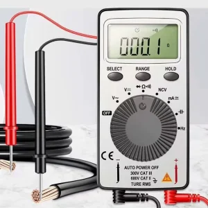 Digital Multimeter Tester Dc/Ac Voltage Current Lcr Meter Pocket Professional Testers With Test Lead