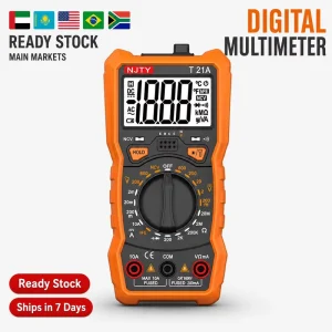 Digital Multimeter with True RMS Backlit LCD and Multifunction Tester