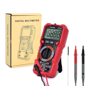 Digital NCV Smart Multimeter 6000 Counts LCD Auto-Ranging Amp Voltage Tester Measures AC Current Temperature Test Tool