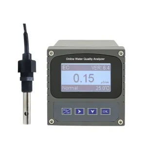 Digital Online Conductivity Meter Resistivity TDS Salinity Tester for Water Treatment 316L Electrode NPT1 2 Thread