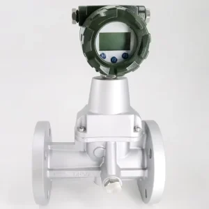 Digital Precessional Vortex Flowmeter for Gas Air High Accuracy Stainless Steel Construction IP65 Protection Flange Connection