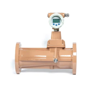Digital Precessional Vortex Flowmeter for Gas Air Stainless Steel LCD Display IP65 Protection +/ 1% Accuracy 1.5 3600m/h Flow