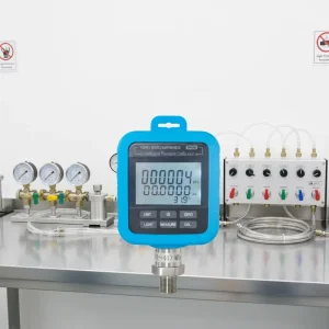 Digital Pressure Gauge LCD Display with Backlight Battery Powered Smart