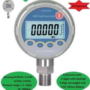 Digital Pressure Gauge Pressure Transmitter Accuracy 0.05% 3.6 V Pressure Calibration Sensor