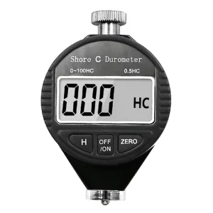 Digital Shore C Hardness Durometer Tester for Tire and Rubber, 0-100 HC