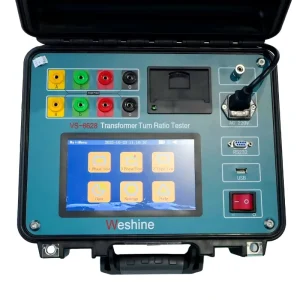 Digital Single-Phase Transformer Turns Ratio Tester, 0.1 Accuracy, 10kV Testing Voltage