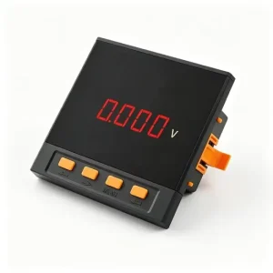 Digital Single Phase Voltage Meter Programmable Ratio LED Display