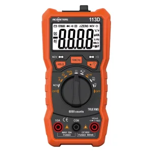 Digital Smart Multimeter 6000 Counts LCD Display RM113D Professional Use High Accuracy Portable Magnet Cross border