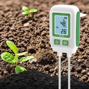 Digital Soil Tester Kit Soil NPK and Temperature Detector Garden Orchards Potted Soil Analysis Tool