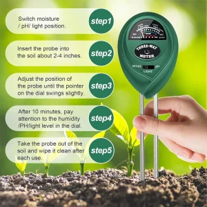 Digital Soil Testing Equipment Compaction Hardness Tester Farm Smart Soil Hardness Tester for Gardening Farming