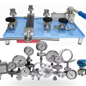 Digital Stainless Steel Manometer Pressure Gauge Hydraulic Pressure Flow Calibration Tester