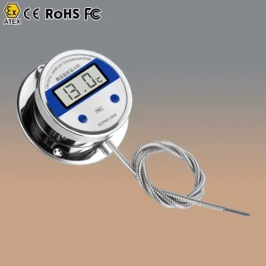 Digital Thermometer Digital Temperature Gauge Accurate Digital Thermometer Large Display Waterproof Probe