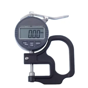 Digital Thickness Gauge 0.01mm 0.001mm for Leather Paper Cloth Film Wire