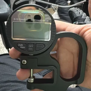 Digital Thickness Gauge 0.5 inch 12.7mm 0.0005″ 0.01mm Thickness Meter Precise Electronic Micrometer with LCD Display
