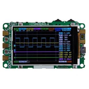 Digital USB Oscilloscope 4 Channel Handhold Oscilloscope USB Interface Logic Analyzer Full Color TFT Display 8MHz 72MSa s