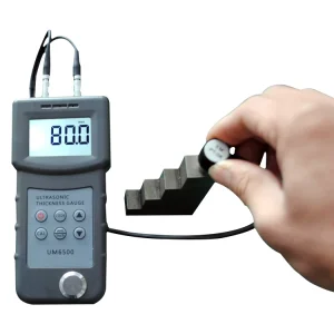 Digital Ultrasonic Thickness Gauge, 1.0-245 mm, 0.05-8 inch, Steel