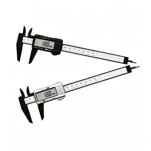 Digital Vernier Caliper LCD Electronic Altimeter Micrometer Measuring Tool Plastic Ruler 0 150mm 0 100mm DIY OEM Available