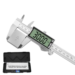 Digital Vernier Caliper Large LCD Screen 150 mm 200 mm 300 mm Stainless Steel Measuring Tool
