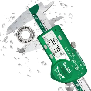 Digital Vernier Caliper Waterproof Stainless Steel Industrial LCD Display 0.01mm Accuracy 0-150mm Measuring Ruler