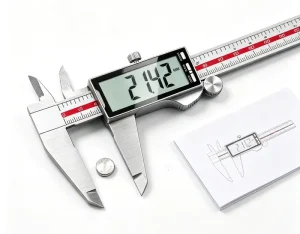 Digital Vernier Stainless Steel Caliper High Precision 0 300mm + 0.02mm Resolution Electronic Industrial