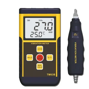 Digital Vibration Meter Separate Probe Displacement Analyzer Used for Precision Instrument Inspection