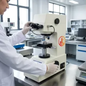 Digital Vickers Hardness Tester for Nitride Layer and Ceramic Testing with 0.01mm Precision Coordinate Stage