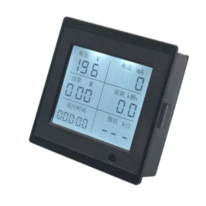 Digital Voltmeter Ammeter DC 6-100V 20A Wattmeter Voltage Amp Current Meter Time Power Indicator Tester 12V 24V 36V 48V 100V