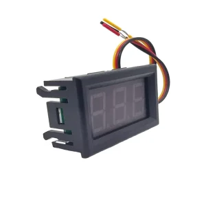 Digital Voltmeter DC 0 100V Digital Voltmeter Voltage Panel Meter Red Blue Green for Electromobile Motorcycle Car