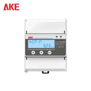 Din Rail 3 Phase Multi Tariffs Billing Direct Connection Power Monitoring RS485 Class 0.5 LCD Display Waterproof Electric Meter