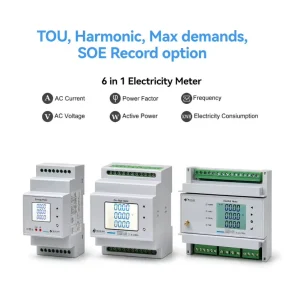 Din Rail Smart Electric Meter for Commercial Center