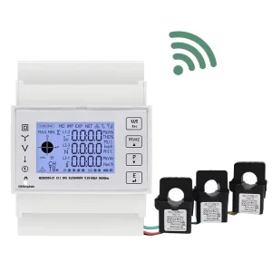 Din Rail Three Phase Tuya Wifi Multi tariff Function CT Connect Type Energy Meter Electric Meter Power Meter kWh Meter