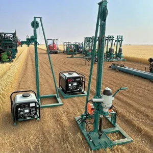 Dolphin 80m Electric 2kW 220V Portable Small Sized 50 200mm Drilling Diameter Water Drilling Rig