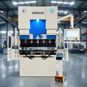 Domestic Digital Control CNC Press Brake ESC Series Simple Operation Chinese NC System Stainless Steel Cabinet Bending Machine
