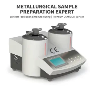 Double Station Lab Hot Mounting Machine with Water Cooling for 4 Specimens
