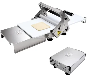 Dough Sheeter for Croissant Pizza Puff Pastry Manual Foldable Dough Sheeter Machine Compact Dough Maker for Commercial & Home