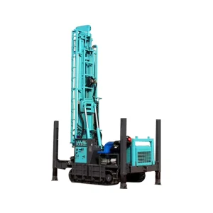 Drilling Depth 100 to 800 Meter Crawler Pneumatic Rotary Water Well Drilling Rig Machine