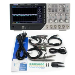 Dso4204c Digital Oscilloscope 200MHz Bandwidth 4 Channels PC USB LCD Portable Oscilloscope