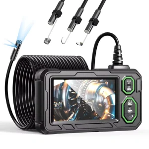 Dual Lens 8.5mm 4.3″ IPS 2MP 8 LEDs 5m Waterproof Night Vision Wide Angle Hidden Camera USB OEM Industrial Endoscope