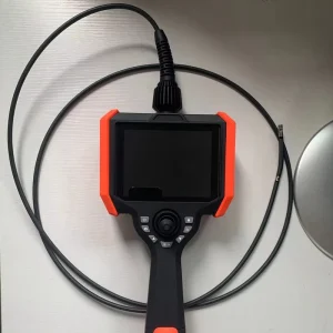 Dual Lens Borescope with 360 Degrees Joystick Articulation 5 Inch LCD Display HD 1080P Industrial Car Endoscope Borescope