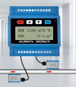Dual Power Supply Remote Split Type Modular Clamp on Ultrasonic Flowmeter with Digital Display