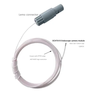 Durable Waterproof Mini 1.6mm 400*400 Resolution Medical Flexible USB Endoscopio Camera Module Ojos OCHTA10 30 FPS PTFE Tube