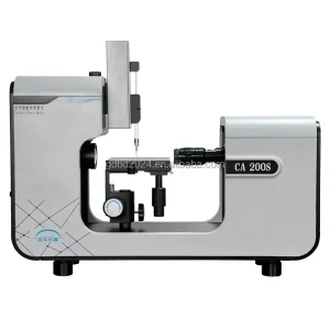 Dynamic Contact Angle Measuring Instrument Capable of Measuring the Forward and Backward Angles