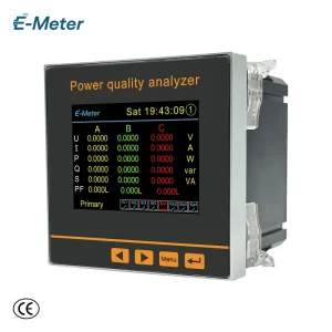 E METER DI DO SOE Event Recording Multi rate Tariff Ethernet Port Three phase Color Screen Multifunctional Power Meter