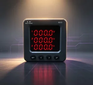EASTSONG ES72 Three Phase Multifunction Power Meter 72x72mm 0.5 Class Four-Quadrant Active Reactive Power Factor RS485 IP65