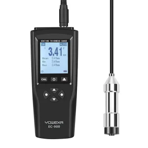 EC 900 Large Range 0~5000μmThickness Meter External Ruby Wear resistant Probe Coating Thickness Gauges