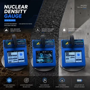 EDG Electromagnetic Non Destructive Density Gauge Nuclear Free Density Gauge for Subgrade Pavement Soil Concrete Asphalt