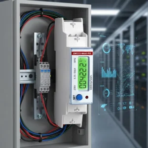 EM115 Mod PO DC 120 230V 45A AMR AC Single Phase Wireless Lightweight Electricity Meter Smart Energy Meter Class1 Accuracy MID