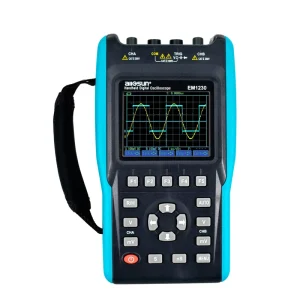 EM1230 Handheld Digital Storage Oscilloscope 25MHz 100M Sa/s Scope Meter With LED Backlight