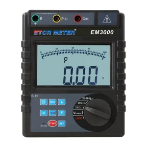 EM3000 Digital Multimeter 0.01ohm~2000ohm Digital Earth Resistance Meter Electric Tester